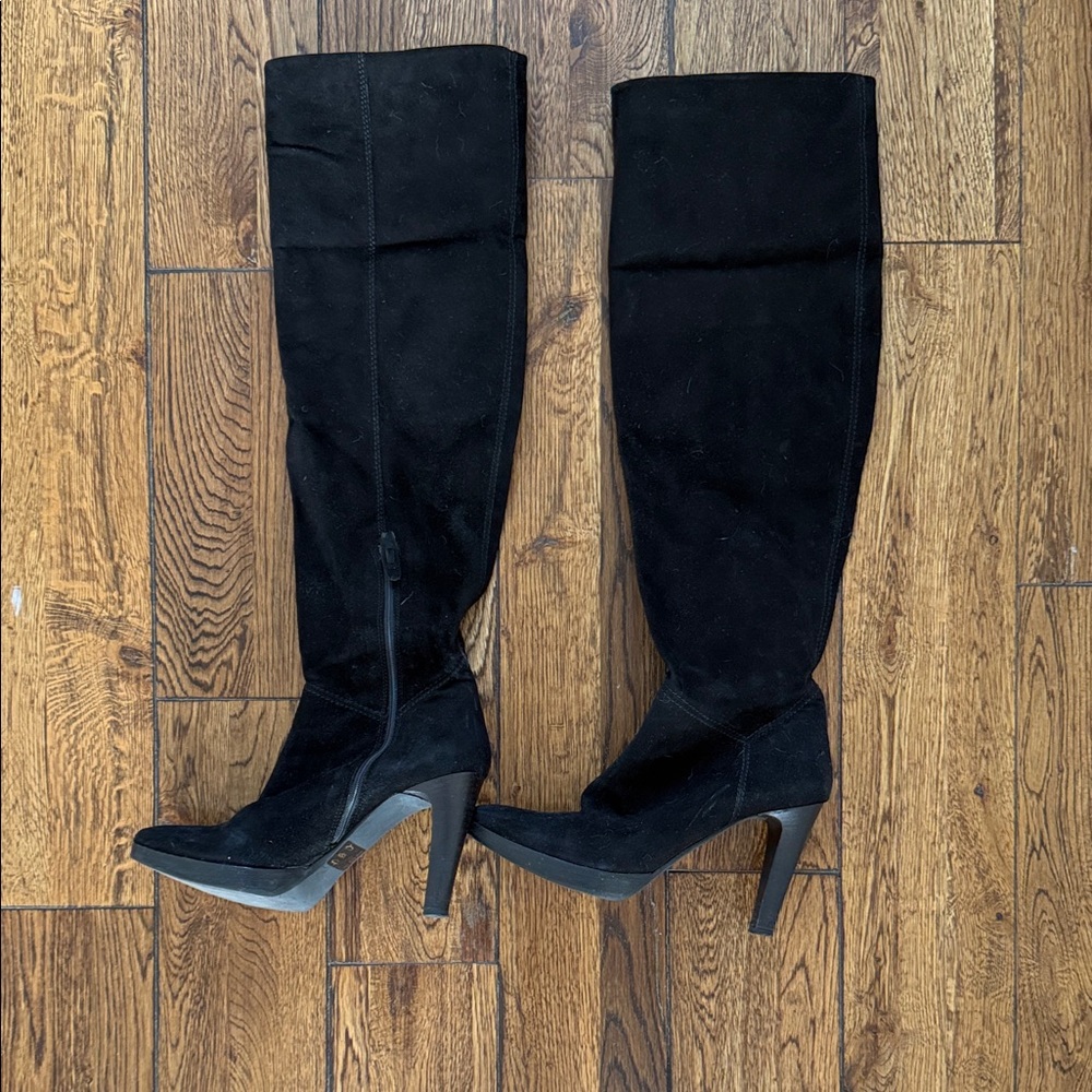 Chic Black Over the Knee Women's Boots